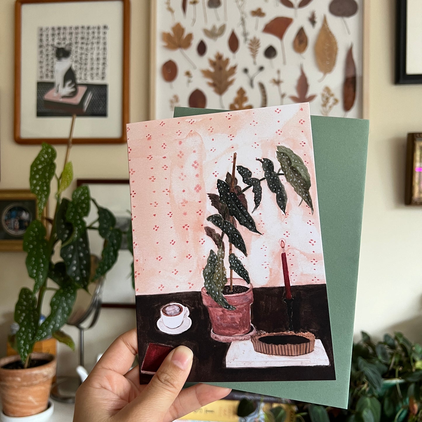 Cozy Reading Night Greeting Card