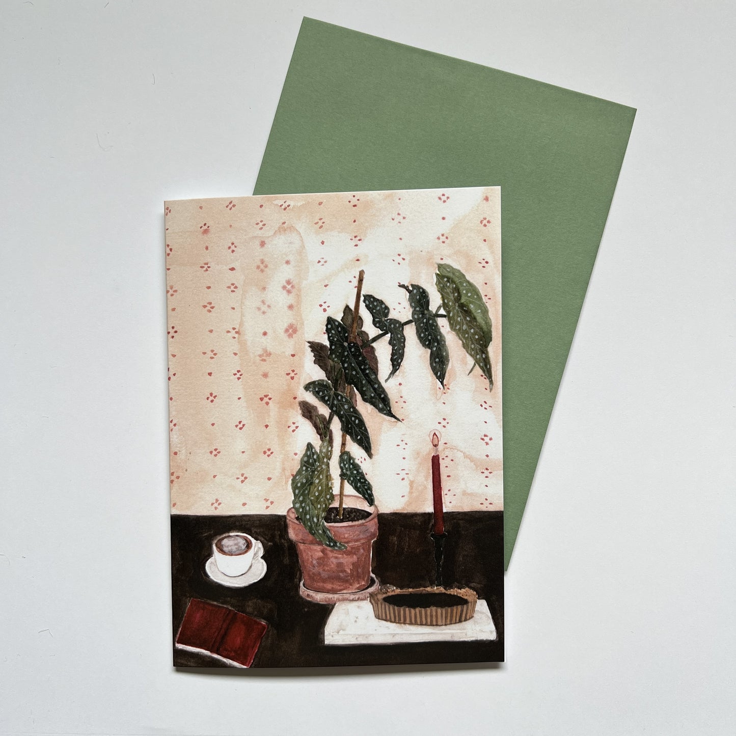 Cozy Reading Night Greeting Card