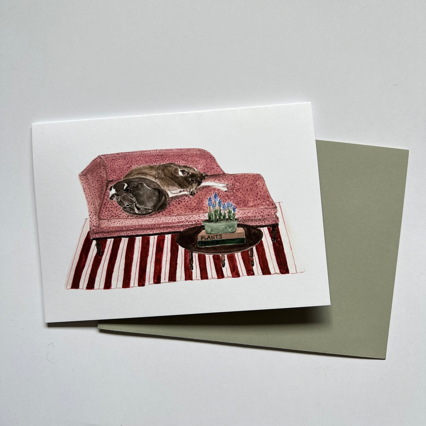 Italian Greyhound Greeting Card