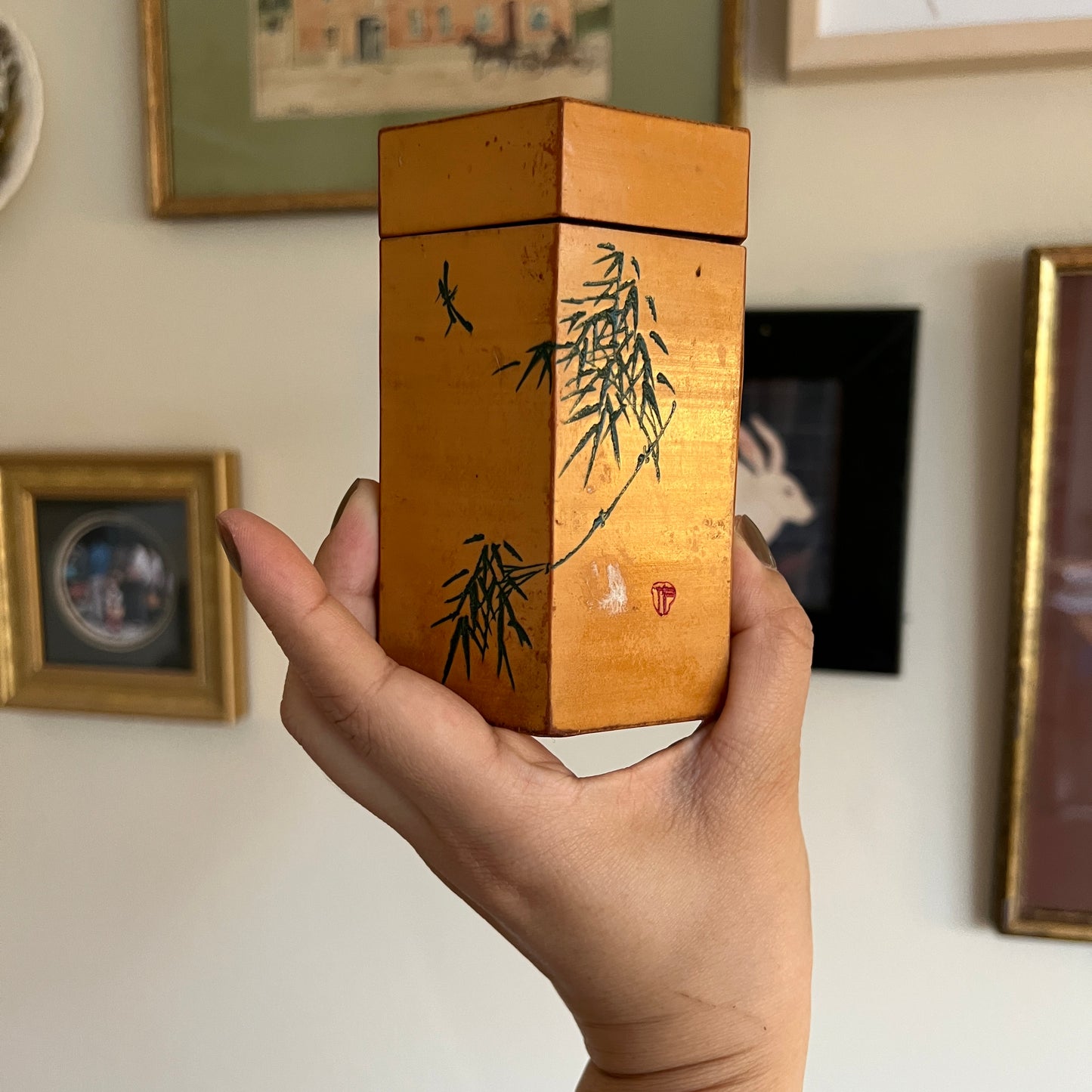 Vintage Chinese Tea Caddy