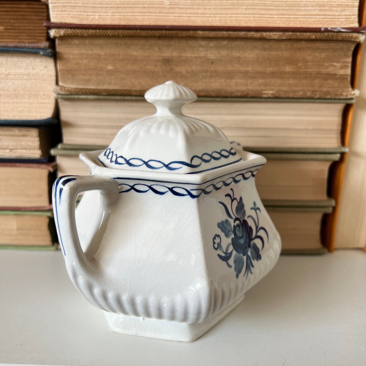 Vintage Real English Ironstone Sugar Bowl