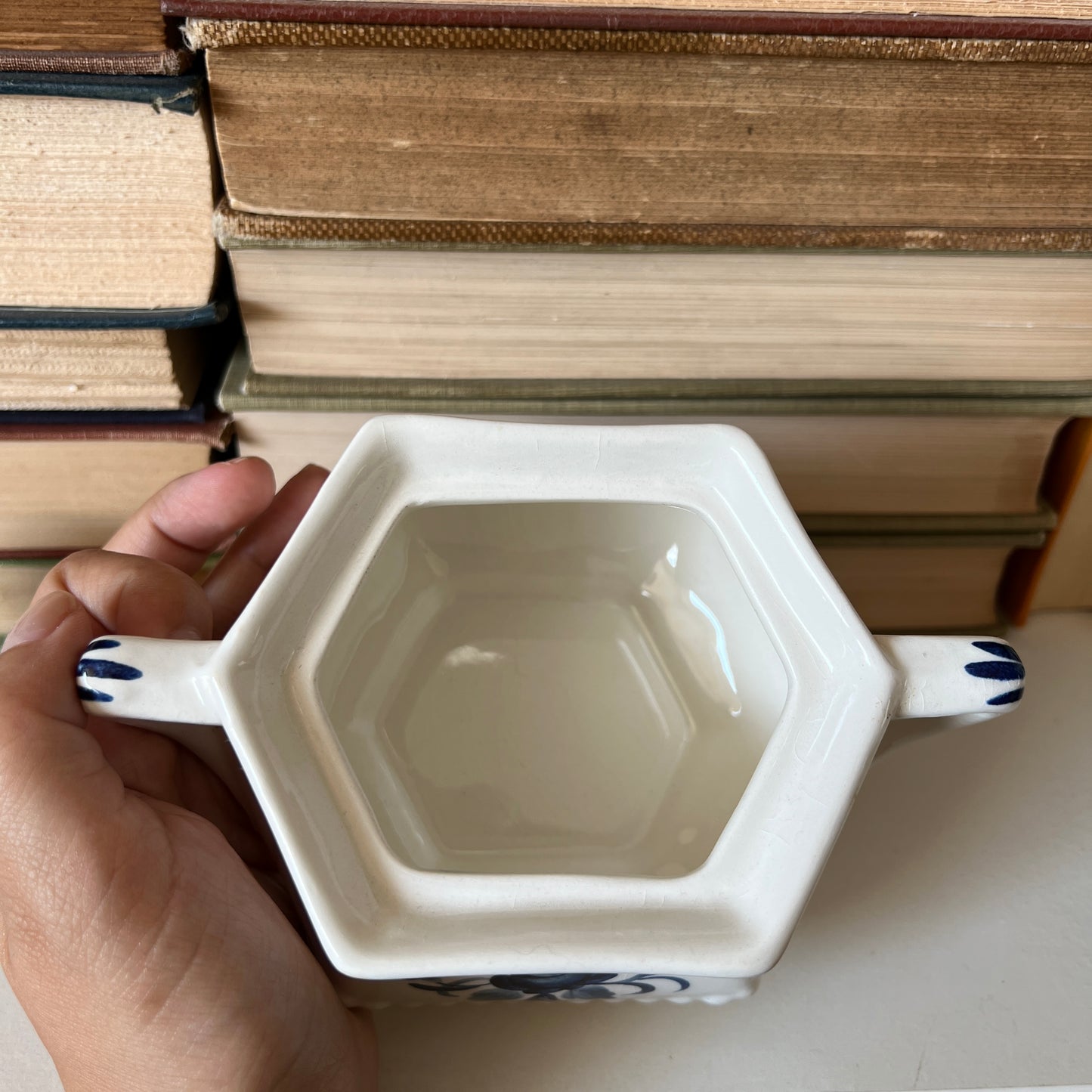 Vintage Real English Ironstone Sugar Bowl