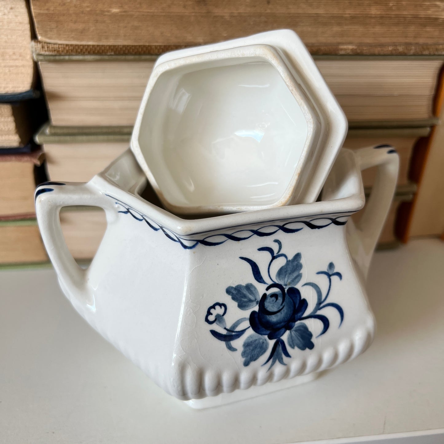 Vintage Real English Ironstone Sugar Bowl