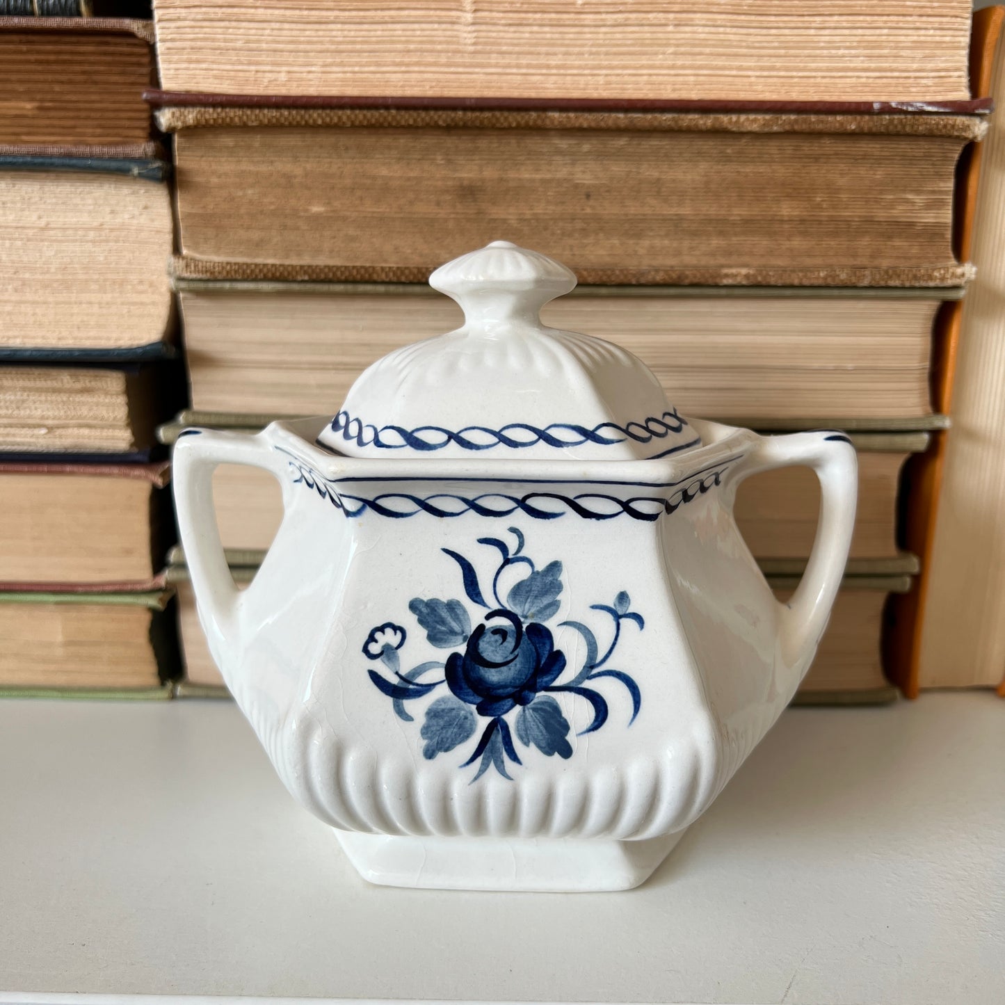 Vintage Real English Ironstone Sugar Bowl