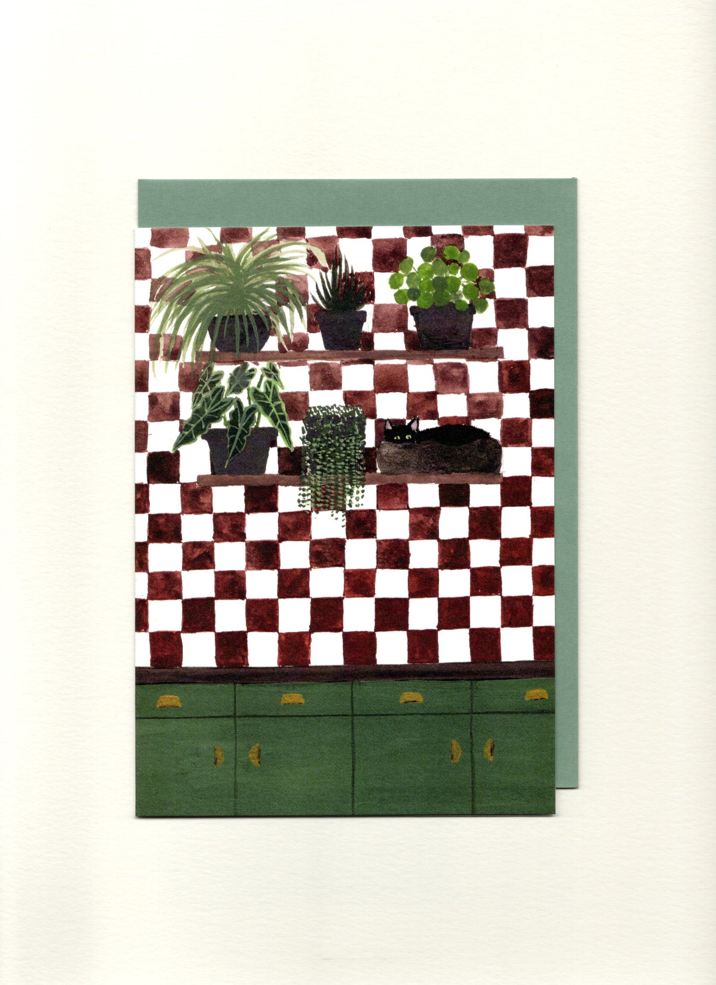 Hidden Cat Greeting Card