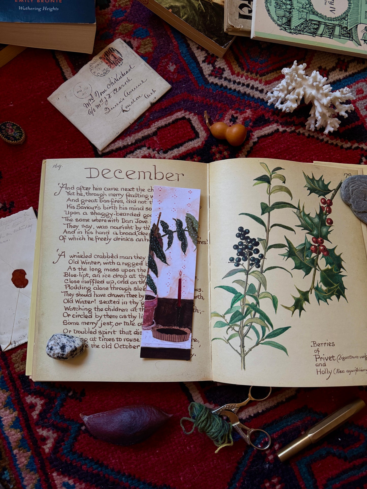 Cozy Reading Bookmark