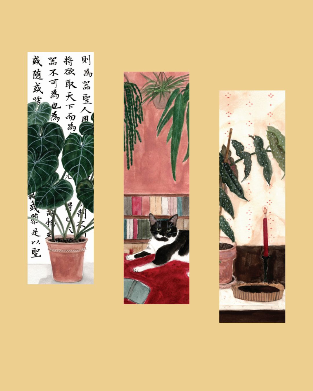 Bookmarks A -Set of 3