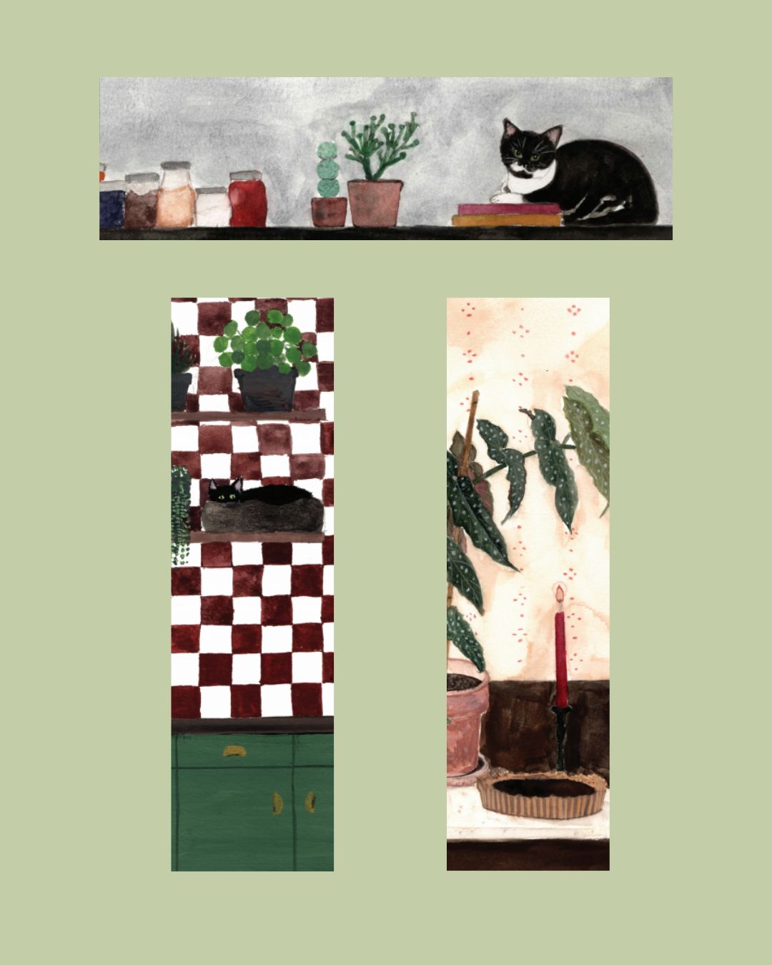 Bookmarks G -Set of 3
