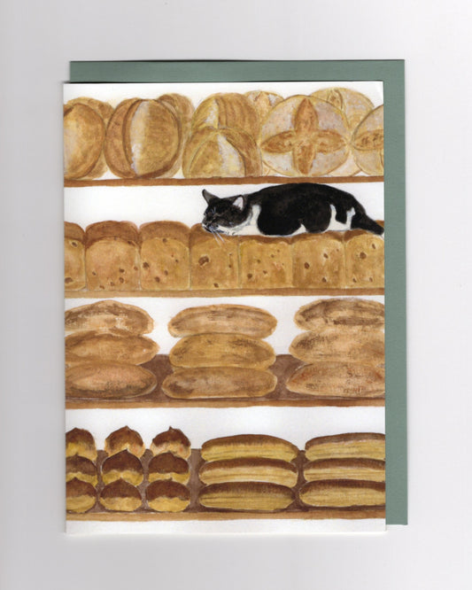 Cat Loaf Greeting Card