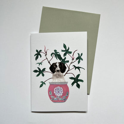 Spaniel Dog Greeting Card