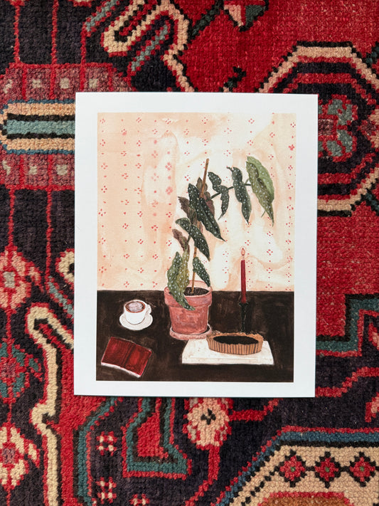 Cozy Reading Night Print