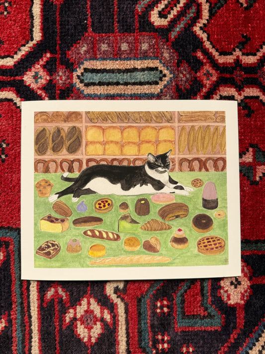 Cat Café Print