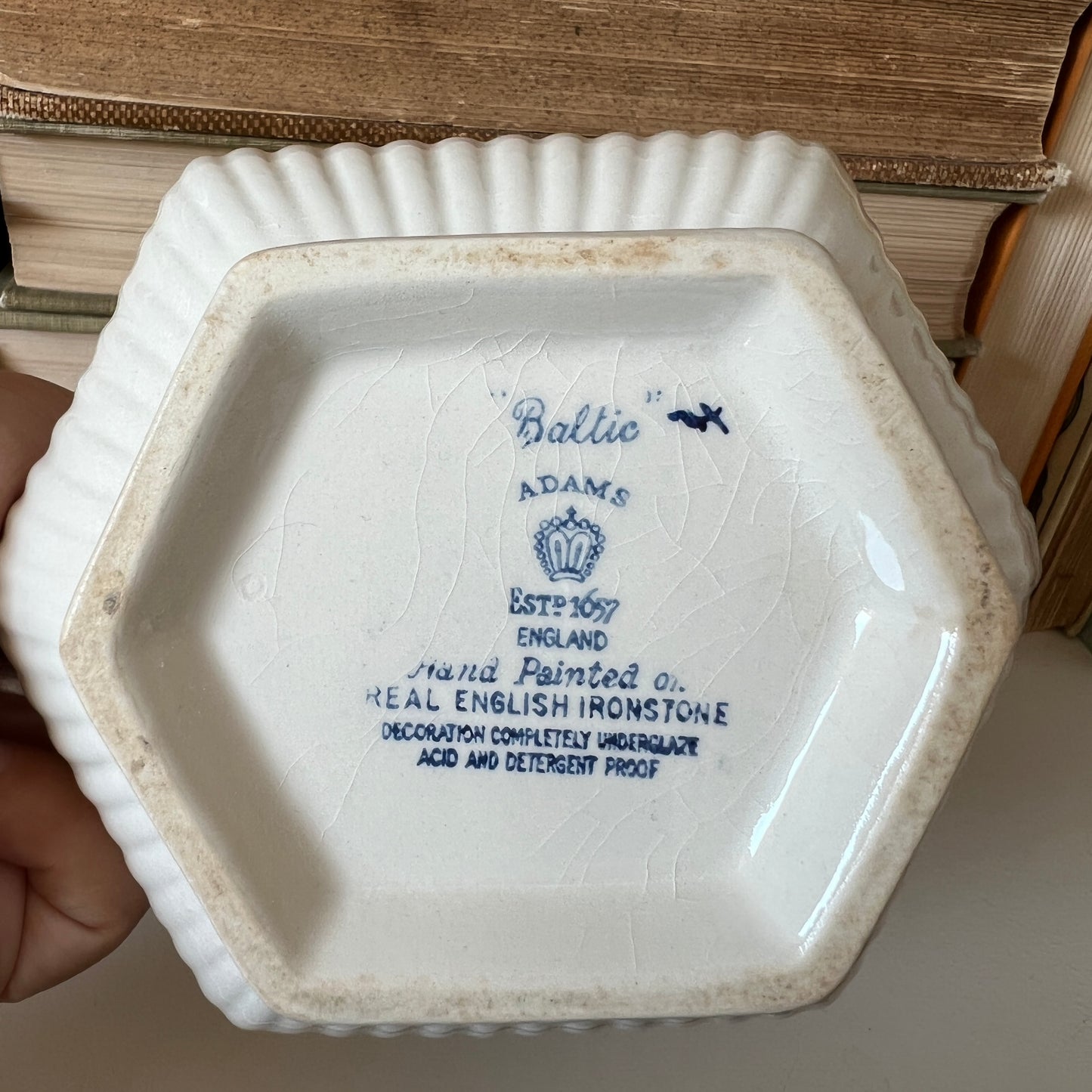 Vintage Real English Ironstone Sugar Bowl