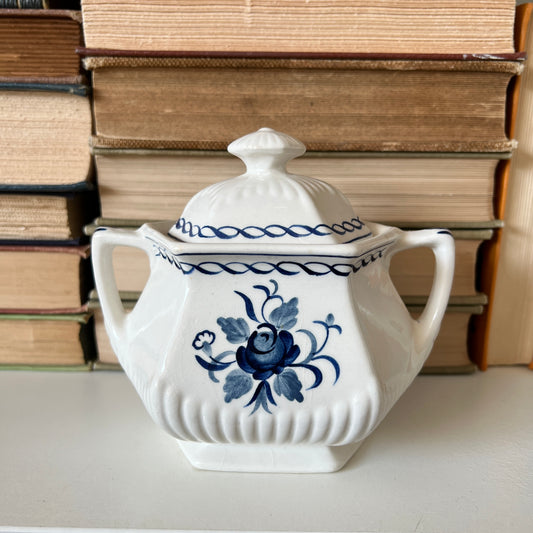 Vintage Real English Ironstone Sugar Bowl