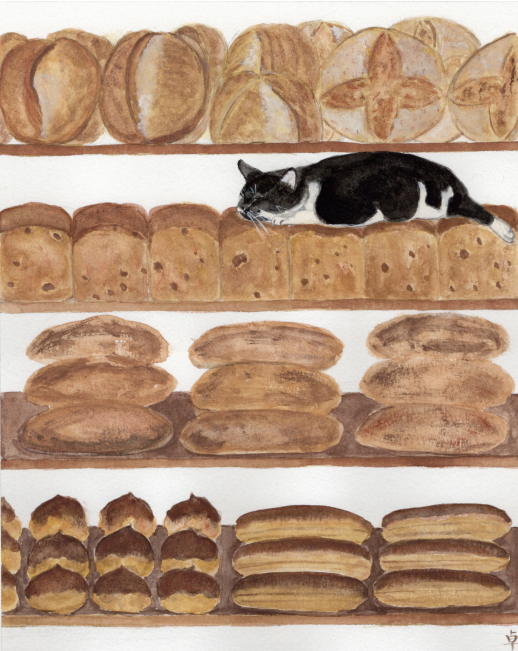 Cat Loaf Print