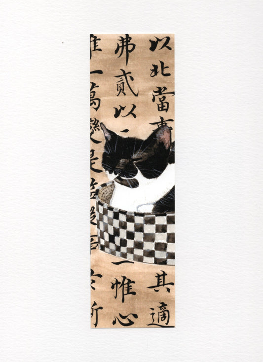 Meditation Cat Bookmark