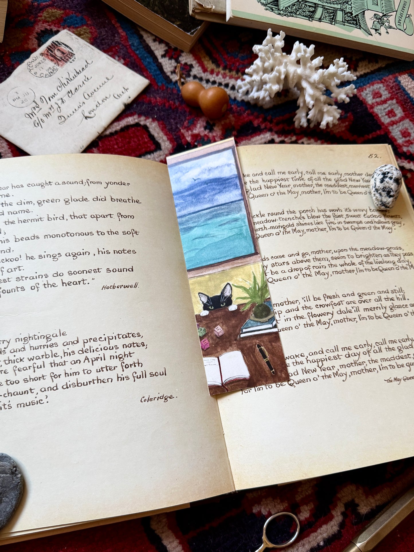 Mischievous Cat Bookmark