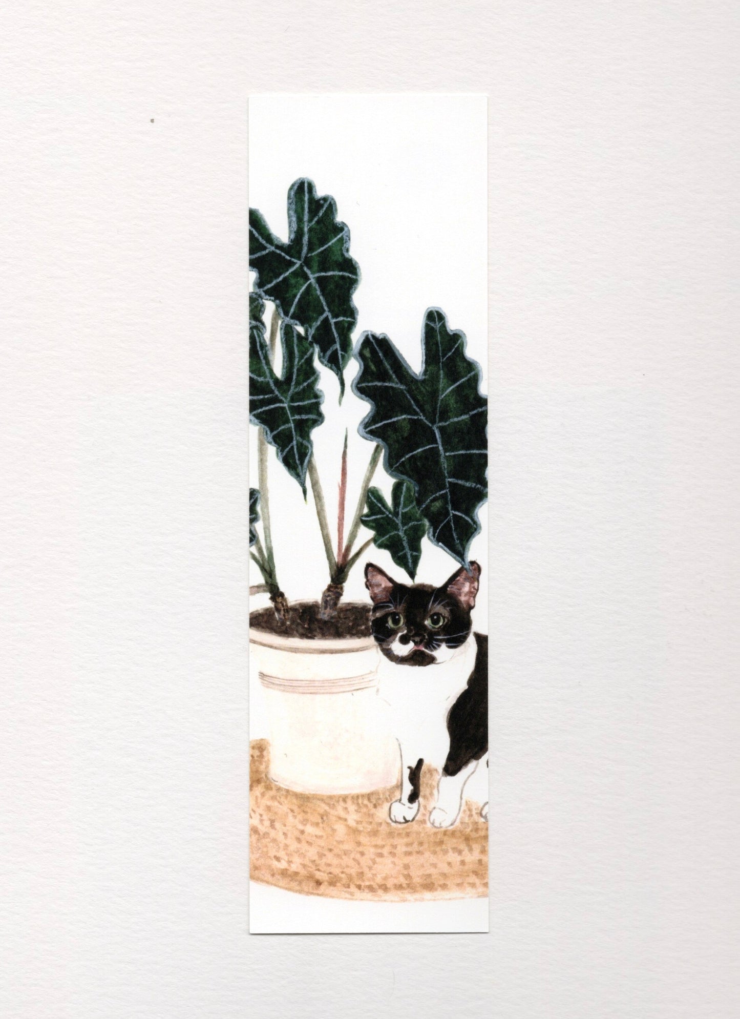Cat and Plant Bookmark