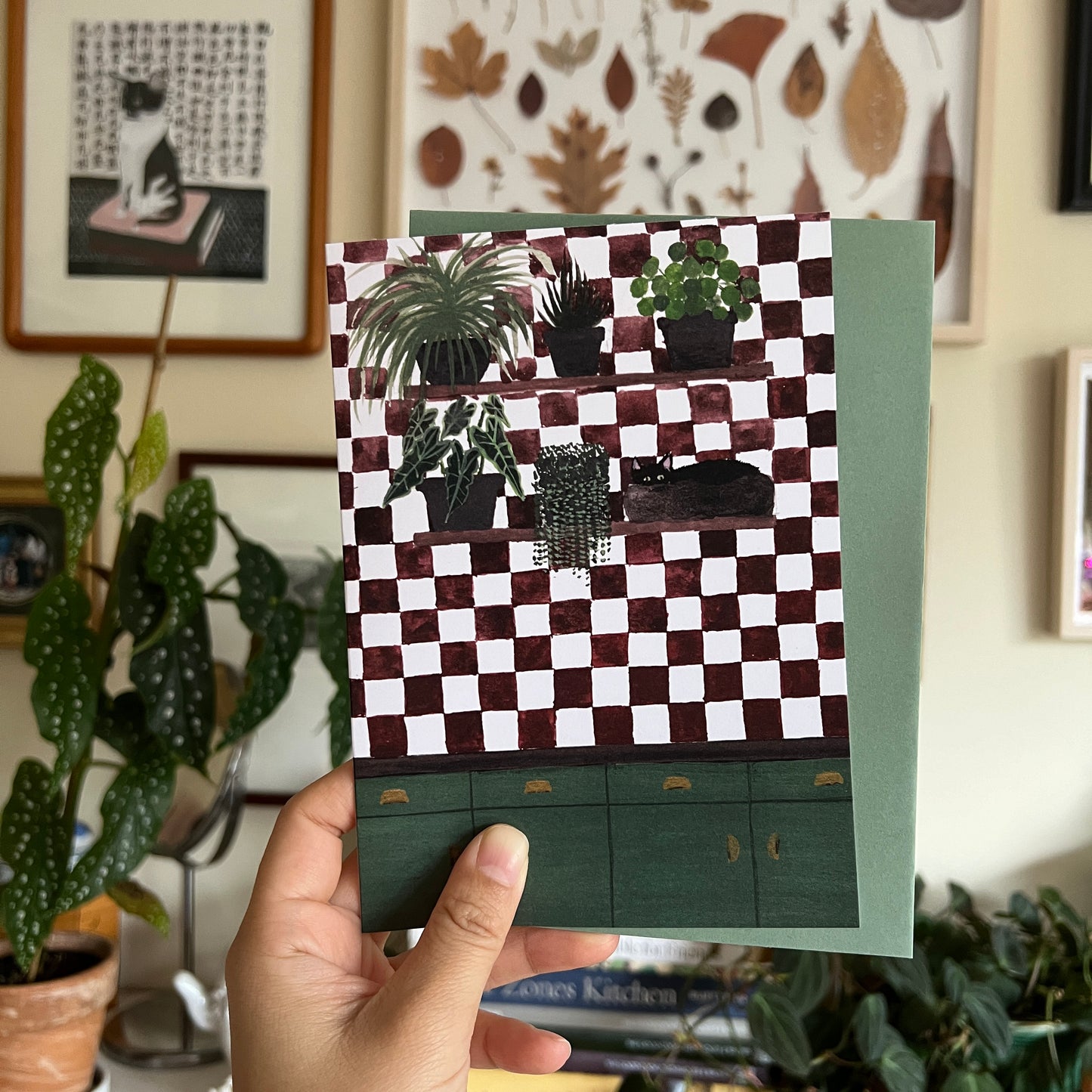 Hidden Cat Greeting Card