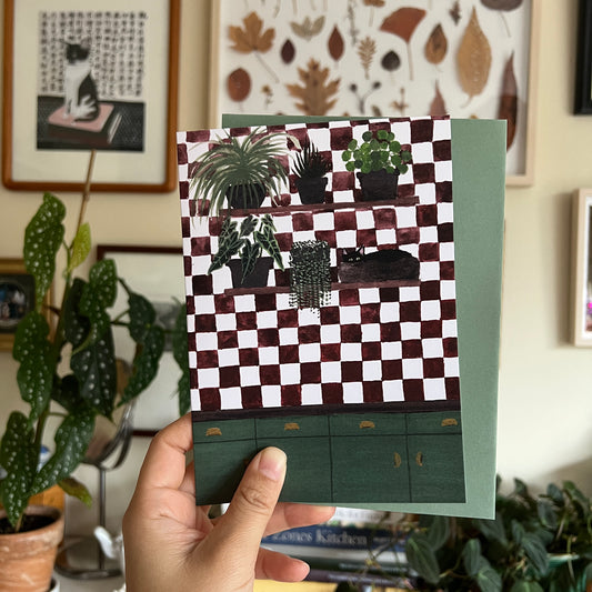Hidden Cat Greeting Card